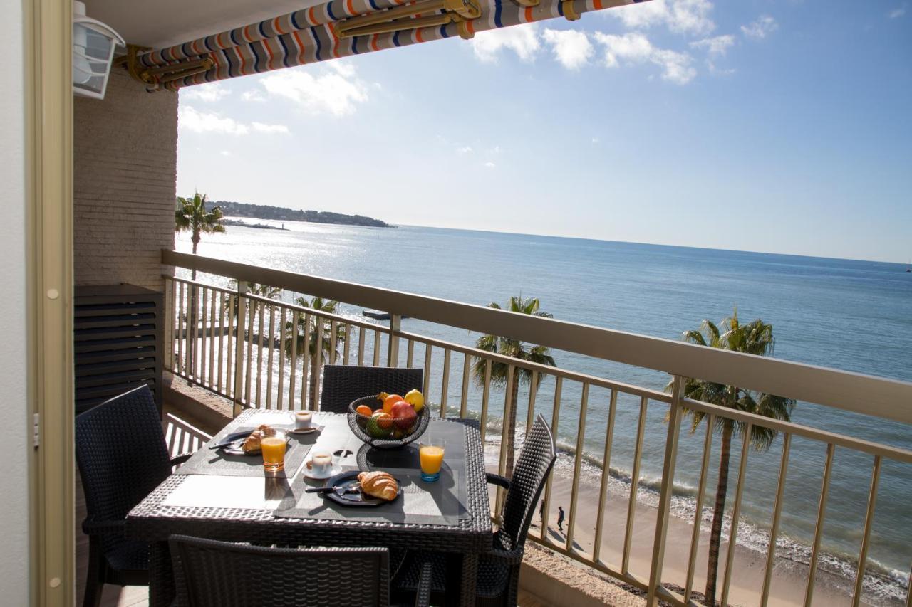 Vue Mer Panoramique, Clim, Balcon Et Plages Antibes Exterior foto